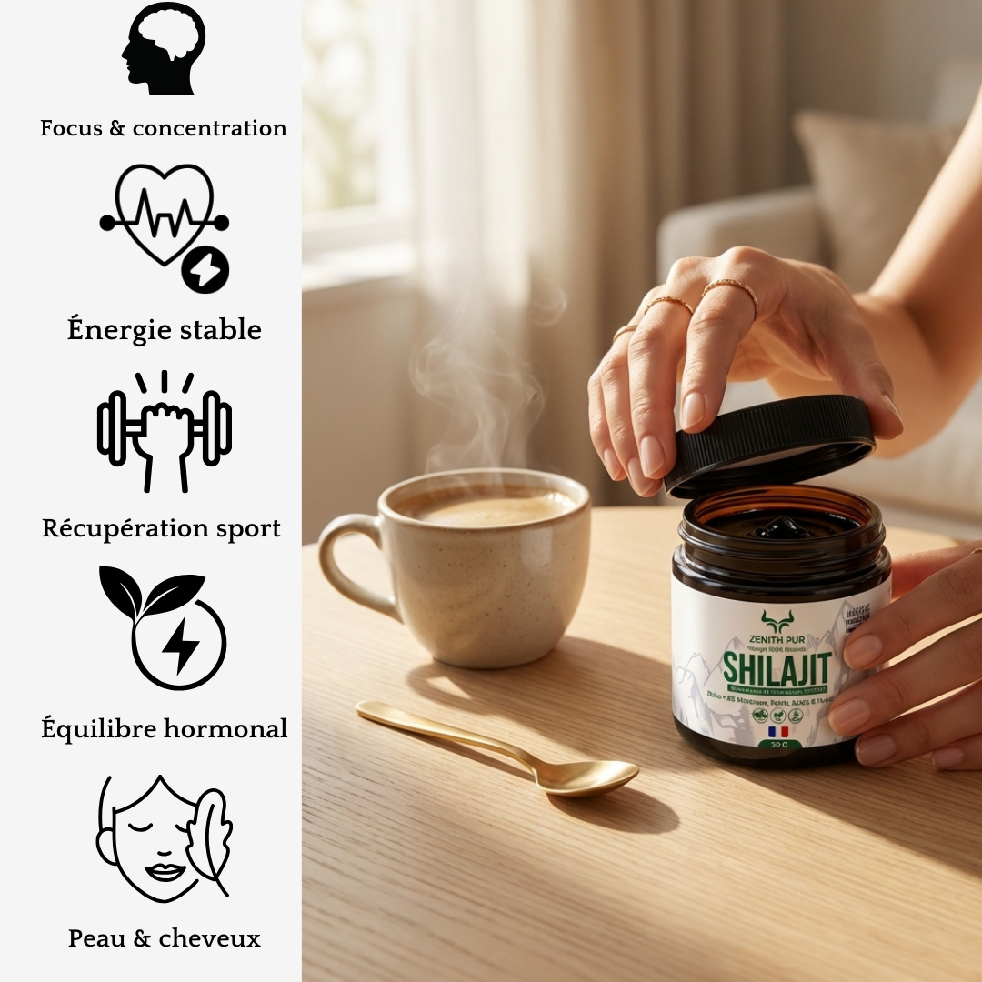 Shilajit ZENITH Pur de l’Himalaya
